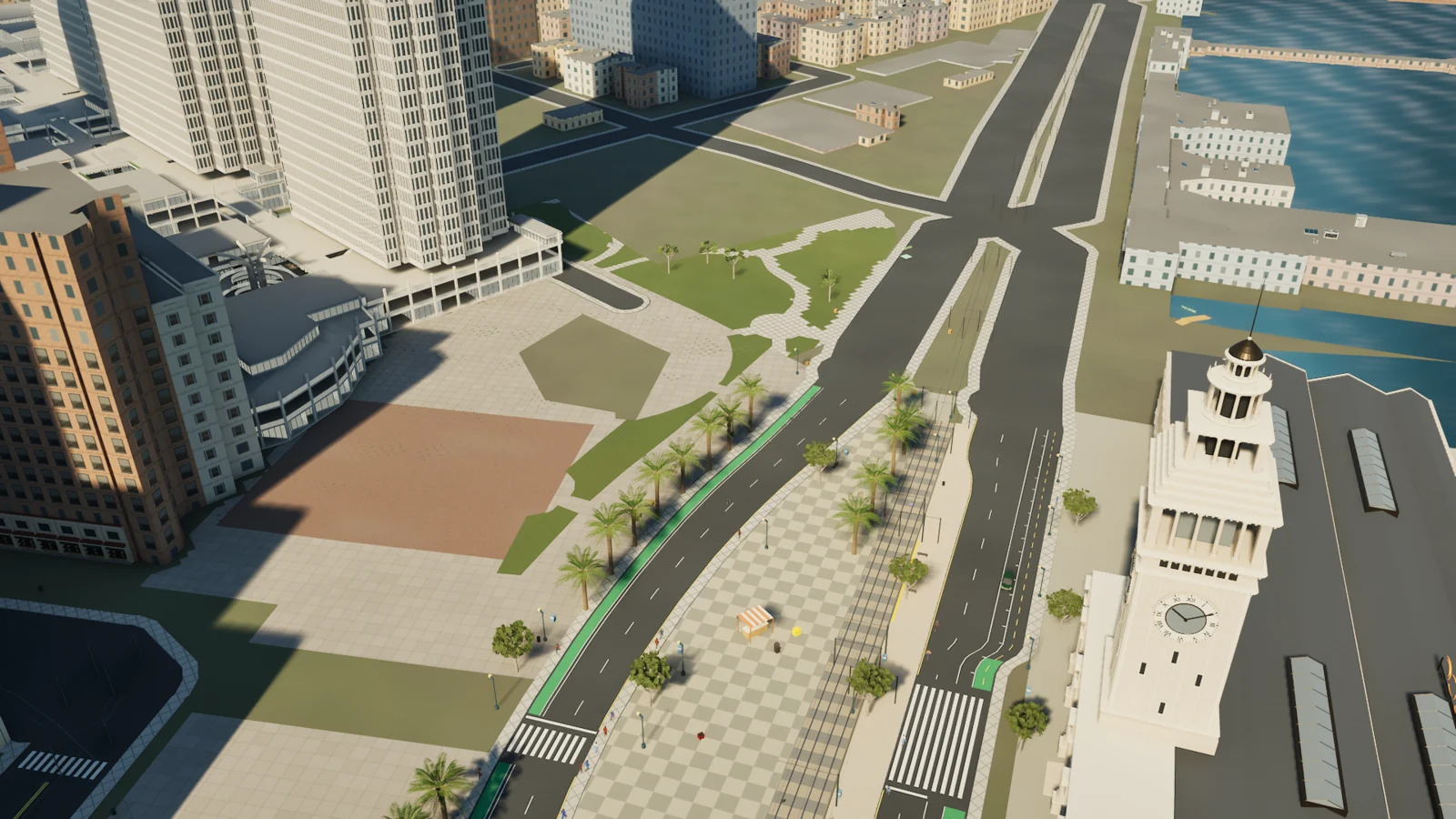 San Francisco in the Penguins development build